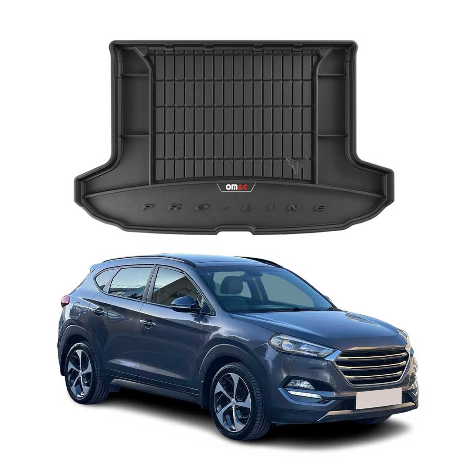 OMAC Gummi Kofferraumwanne für Hyundai Tucson 2015-2024 TPE Laderaumwanne