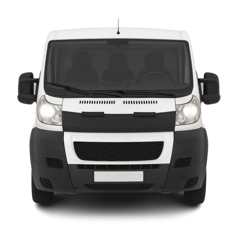 Haubenbra Steinschlagschutz Bonnet Bra für Peugeot Boxer 2006-2014 Schwarz Halb