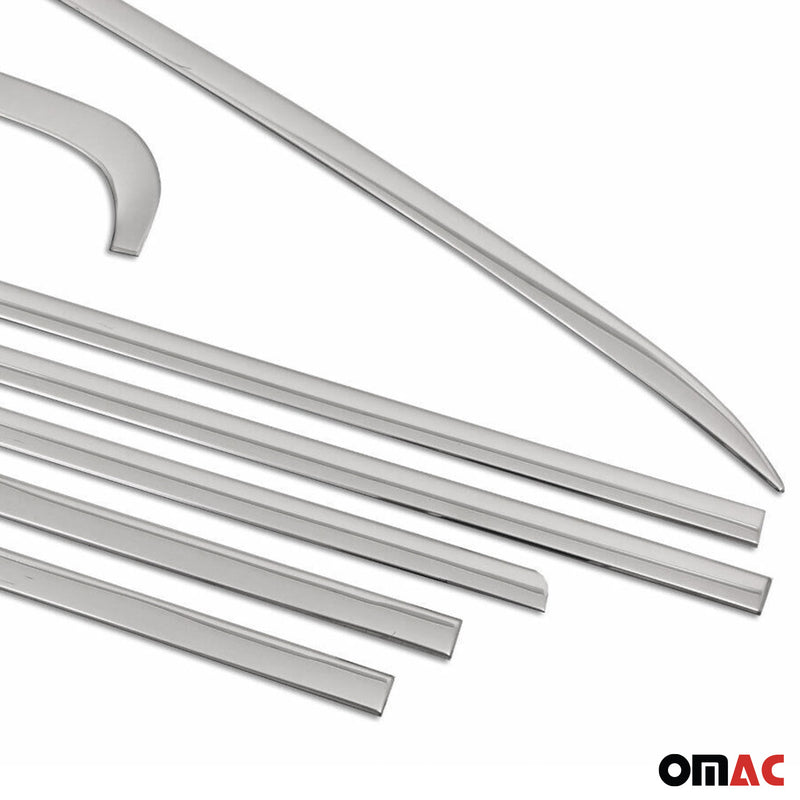 Fensterleisten Zierleisten für VW Caravelle T5 2003-2015 Kurzer Edelstahl 14tlg