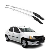 Dachreling Dachgepäckträger für Dacia Logan MCV SW 2006-2013 Alu Grau