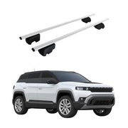 Dachträger Grundtäger für Jeep Compass III J4U ab 2026 75kg Metall Silber 2 tlg