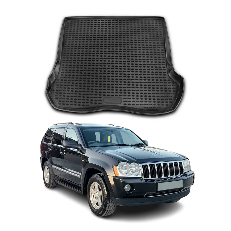 Kofferraummatte Kofferraumwanne für Jeep Grand Cherokee 2004-2010 Gummi TPE