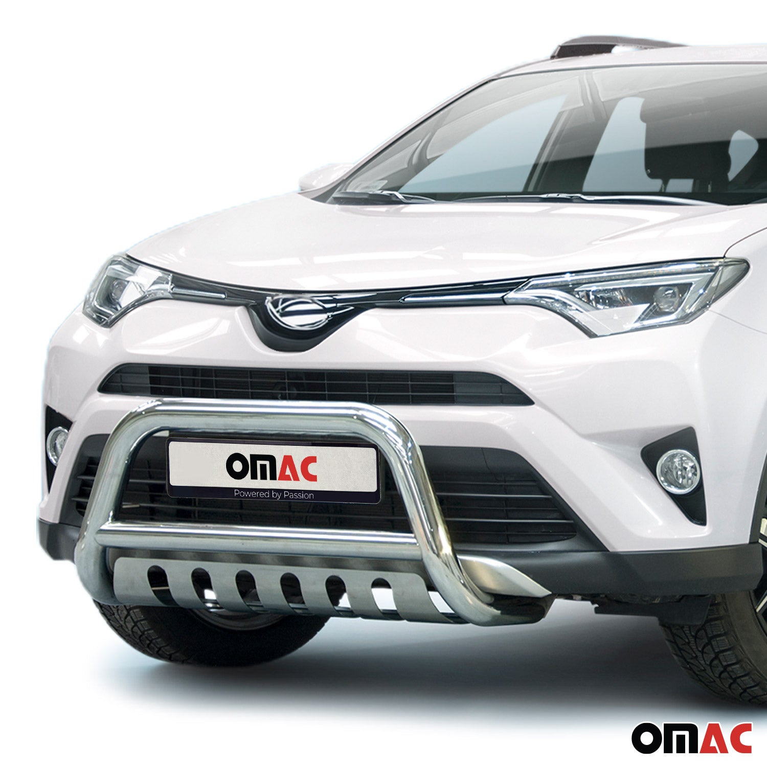 Frontbügel Frontschutzbügel für Toyota RAV4 2015-2018 mit ABE Edelstahl Silber