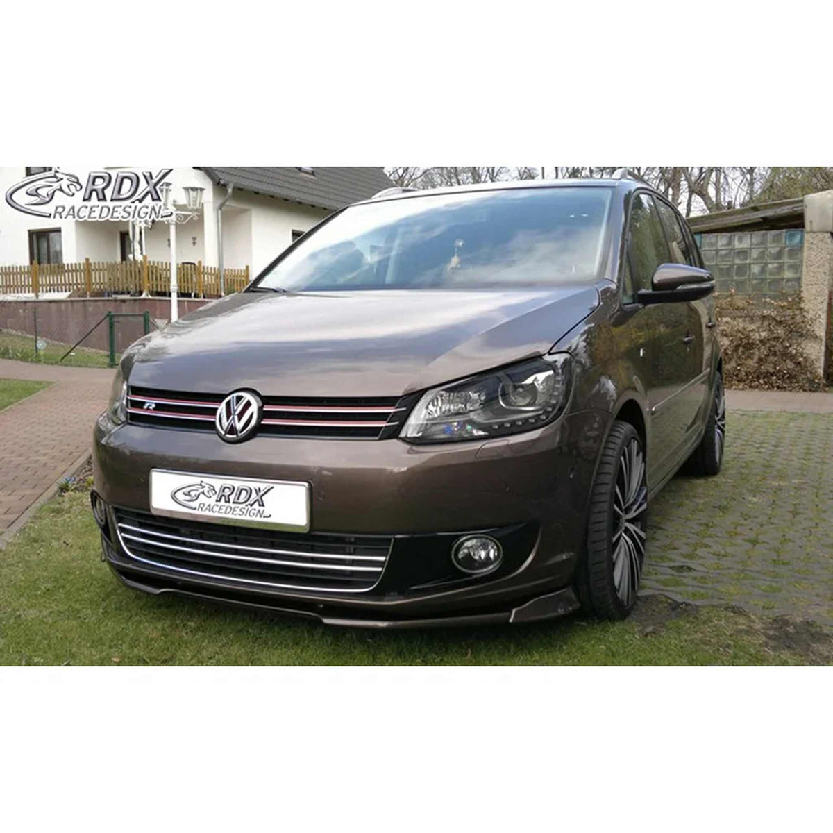 RDX Frontspoiler Vario-X für VW Touran 2011- & Caddy 2010- Polyurethan TÜV