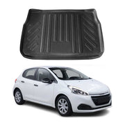 Kofferraumwanne Laderaumwanne für Peugeot 208 2012-2026 5tür Gummi TPE Schwarz
