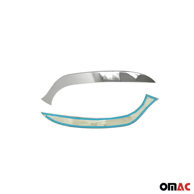 Türleisten Scheinwerferrahmen Böser Blick für Renault Clio 2012-2019 Chrom Satz