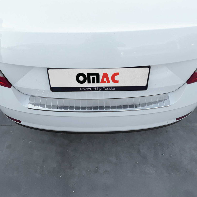 Ladekantenschutz Stoßstange für Skoda Fabia Schrägheck 2015-2021 Edelstahl Chrom