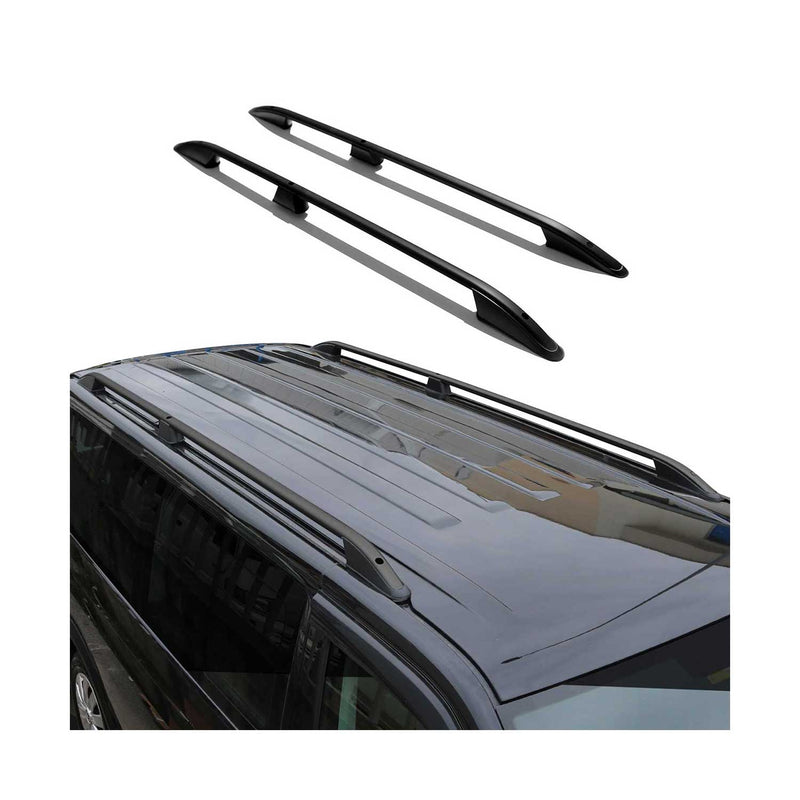 Dachreling Dachgepäckträger für Citroen Berlingo L1 2008-2018 Alu Schwarz 2x