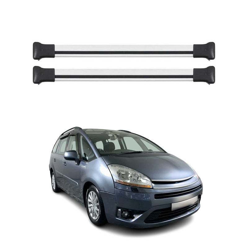 Dachträger Grundtäger für Citroen C4 Picasso 2006-2013 75kg Alu Silber 2tlg