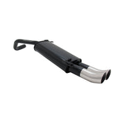 Novus Sportauspuff für VW Polo 9N / 9N3 2x76mm DTM Endschalldämpfer mit ABE