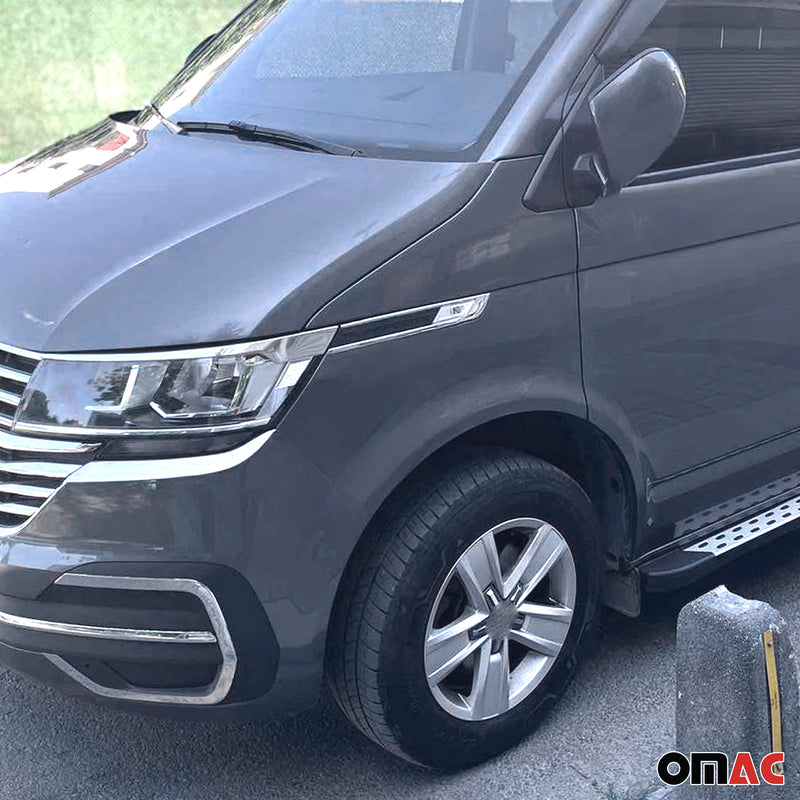 Blinkerrahmen Signalblende Blinker für VW T6.1 Transporter 2019-2024 Edelstahl