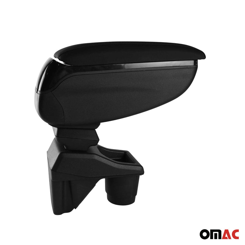 Armlehne Mittelarmlehne für Renault Clio 2019-2025 PU-Leder ABS Schwarz