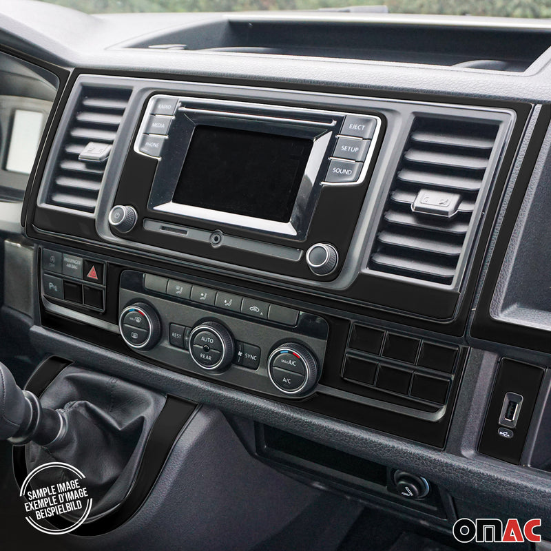 Innenraum Dekor Cockpit für Toyota Hilux 2005-2015 Piano Schwarz Optik 6tlg