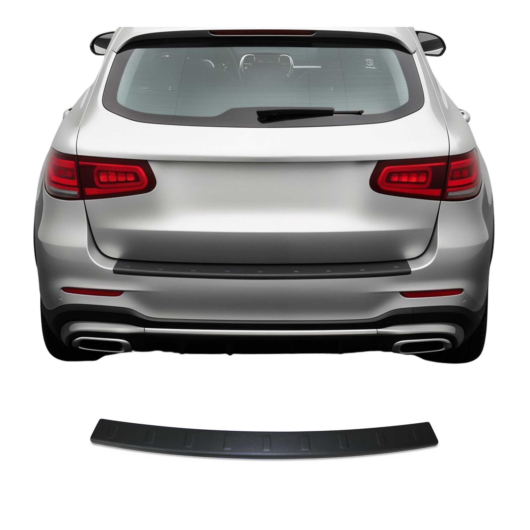 Ladekantenschutz Stoßstange für Mercedes GLC X253 2015-2022 Acryl matt schwarz