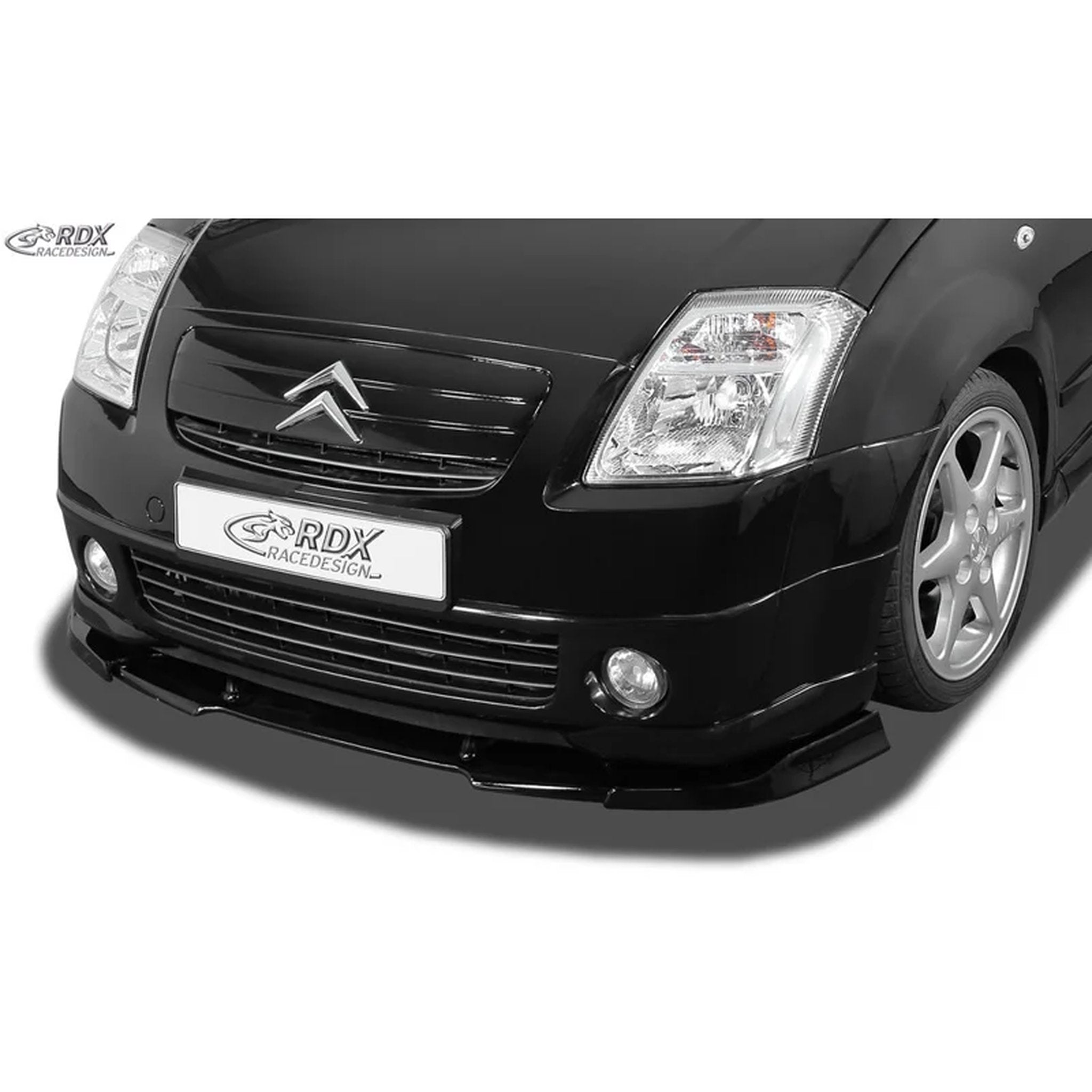 RDX Frontspoiler Vario-X für Citroën C2 VTR/VTS Polyurethan TÜV