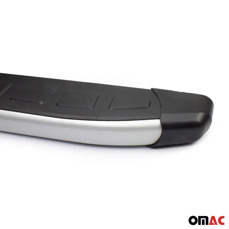 Seitenschweller Seitenbretter Trittbretter für Opel Antara 2006-2015 Alu Schwarz