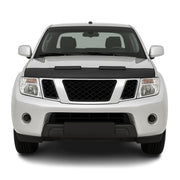 Haubenbra Steinschlagschutz Bonnet Bra für Nissan Navara D40 Schwarz Halb