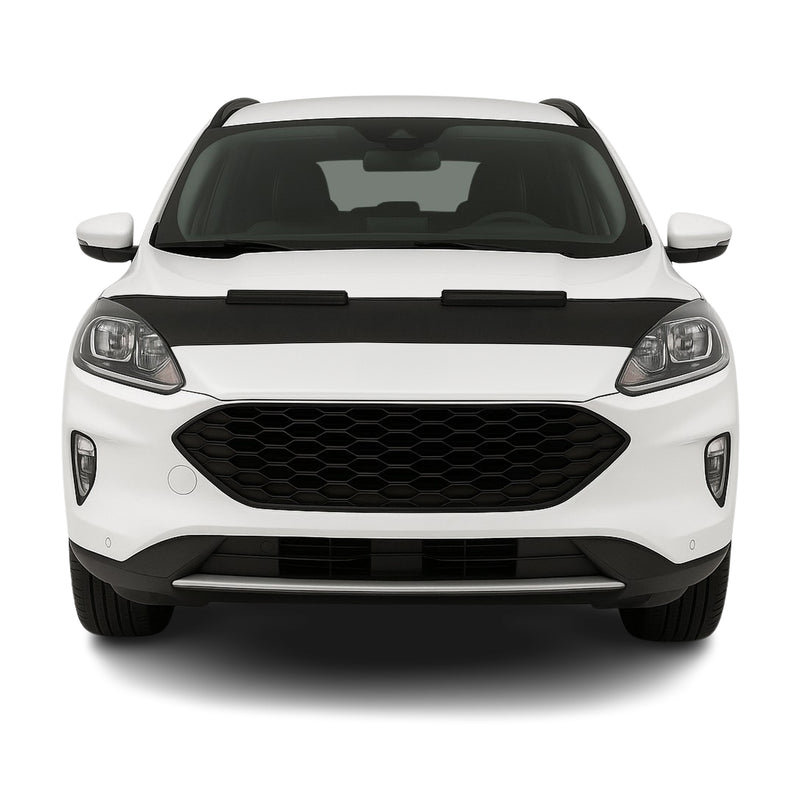Haubenbra Steinschlagschutz Bonnet Bra für Ford Kuga 2019-2025 Schwarz Halb