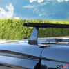 Dachträger Gepäckträger für Ford Transit Courier 2014-2024 Schwarz Stahl 2 tlg