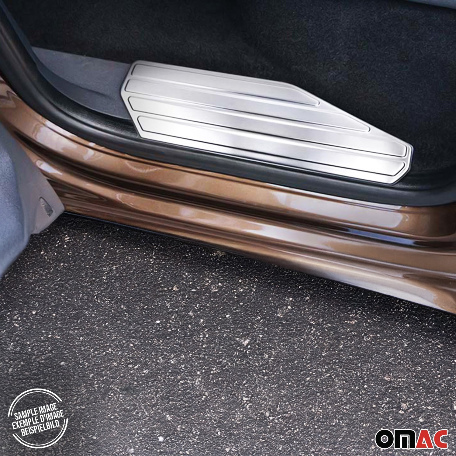 Einstiegsleisten Türschutzleisten für VW Amarok 2010-2020 Chrom Gebürstet 4tlg