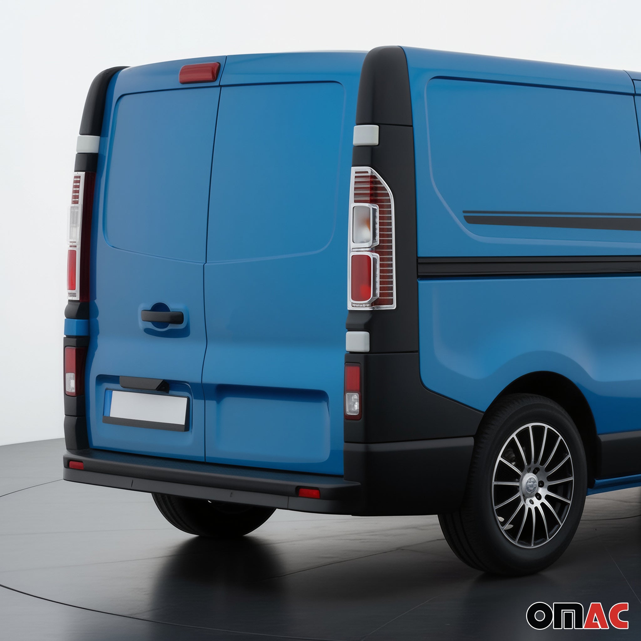 Rücklicht Leisten Heckleuchte für Fiat Talento 2016-2024 Chrom ABS Silber 2tlg