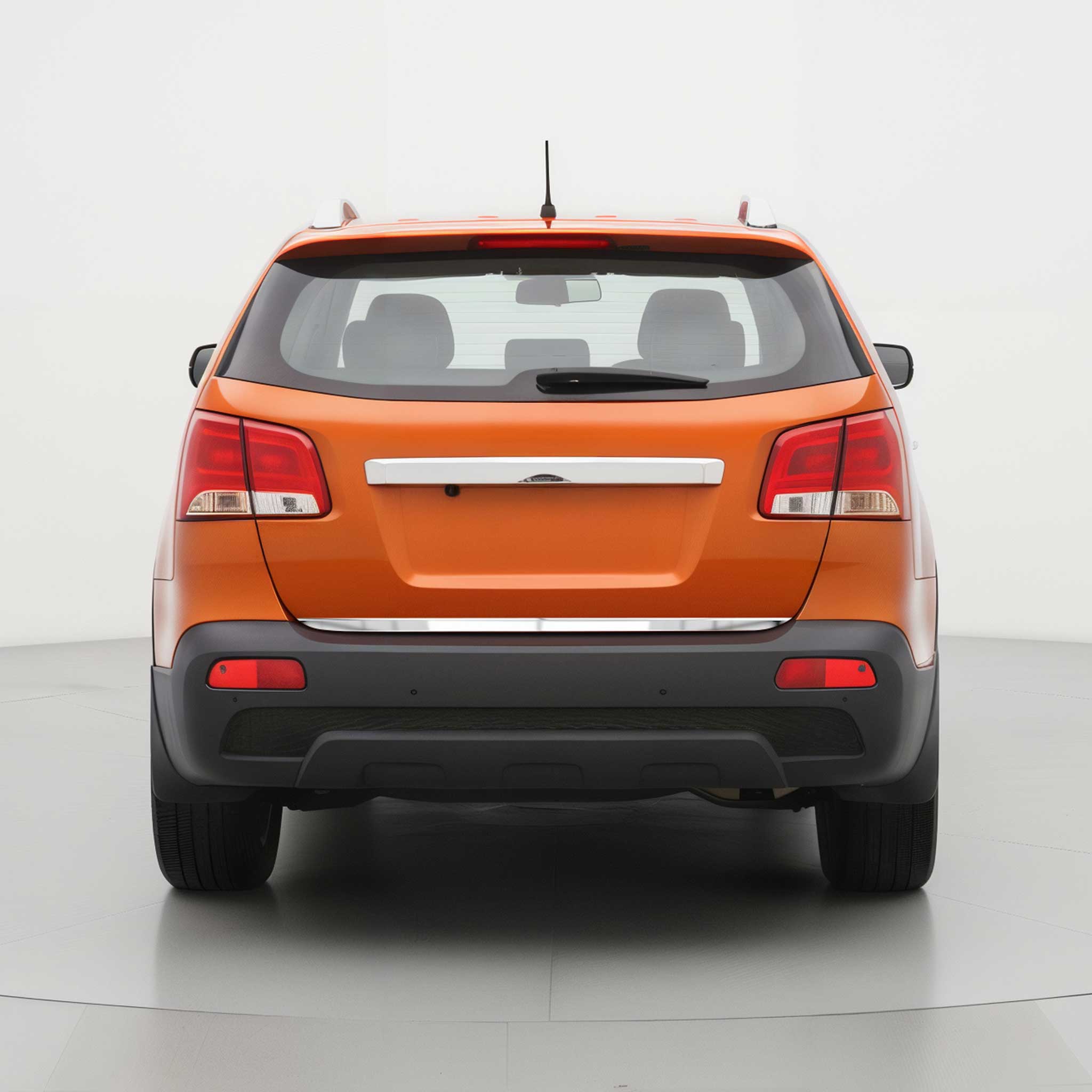 Kofferraumleiste Heckleiste für Kia Sorento 2009-2013 Untere Chrom Edelstahl