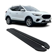 Trittbretter Seitenschweller für MG ZS 2017-2026 Aluminium Schwarz 2 tlg