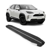 Trittbretter Seitenschweller für Toyota Yaris Cross 2021-2026 Edelstahl Chrom 2x