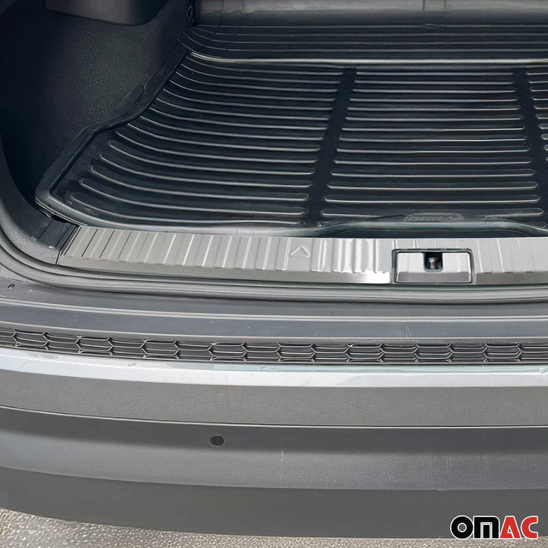 Innen Ladekantenschutz Stoßstange für Skoda Kodiaq 2017-2025 Gebürstet Chrom