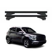 Menabo Dachträger Grundtäger für Hyundai Venue 2020-2026 Aluminium Schwarz 2 tlg