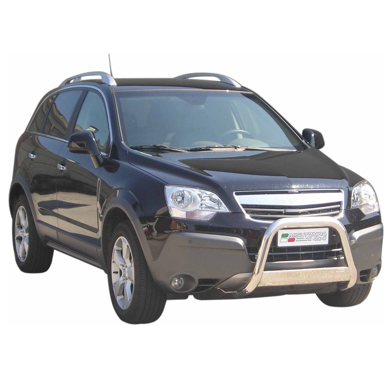 Frontbügel Frontschutzbügel für Opel Antara 2007-2011 ø63mm Stahl Silber Schutz