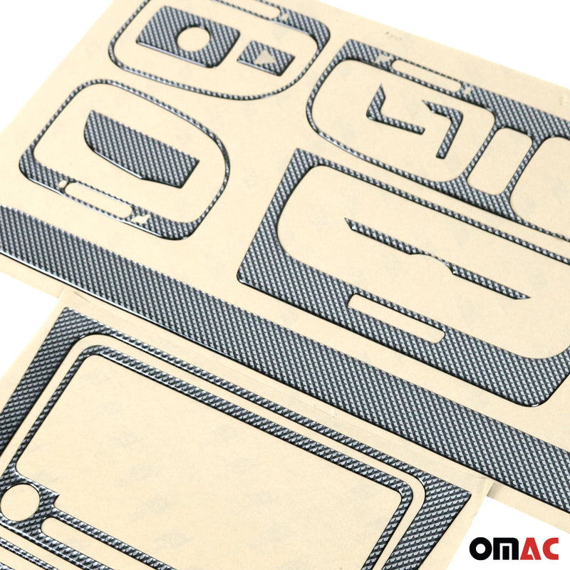 Innenraum Dekor Cockpit für VW Tiguan 2007-2011 Pre-FL Carbon Optik 17tlg