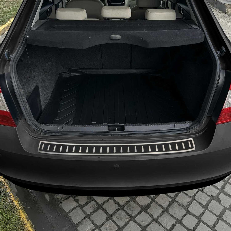 Ladekantenschutz Stoßstange für Skoda Octavia 2013-2019 Limo Kohlefaserfolien