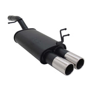 Novus Sportauspuff für Ford Fiesta MK6 JH / JD 2x76mm Endschalldämpfer mit ABE