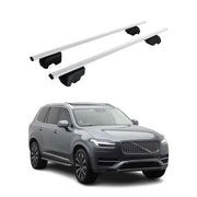 Dachträger Grundtäger für Volvo XC90 2015-2026 75kg Metall Silber 2 tlg