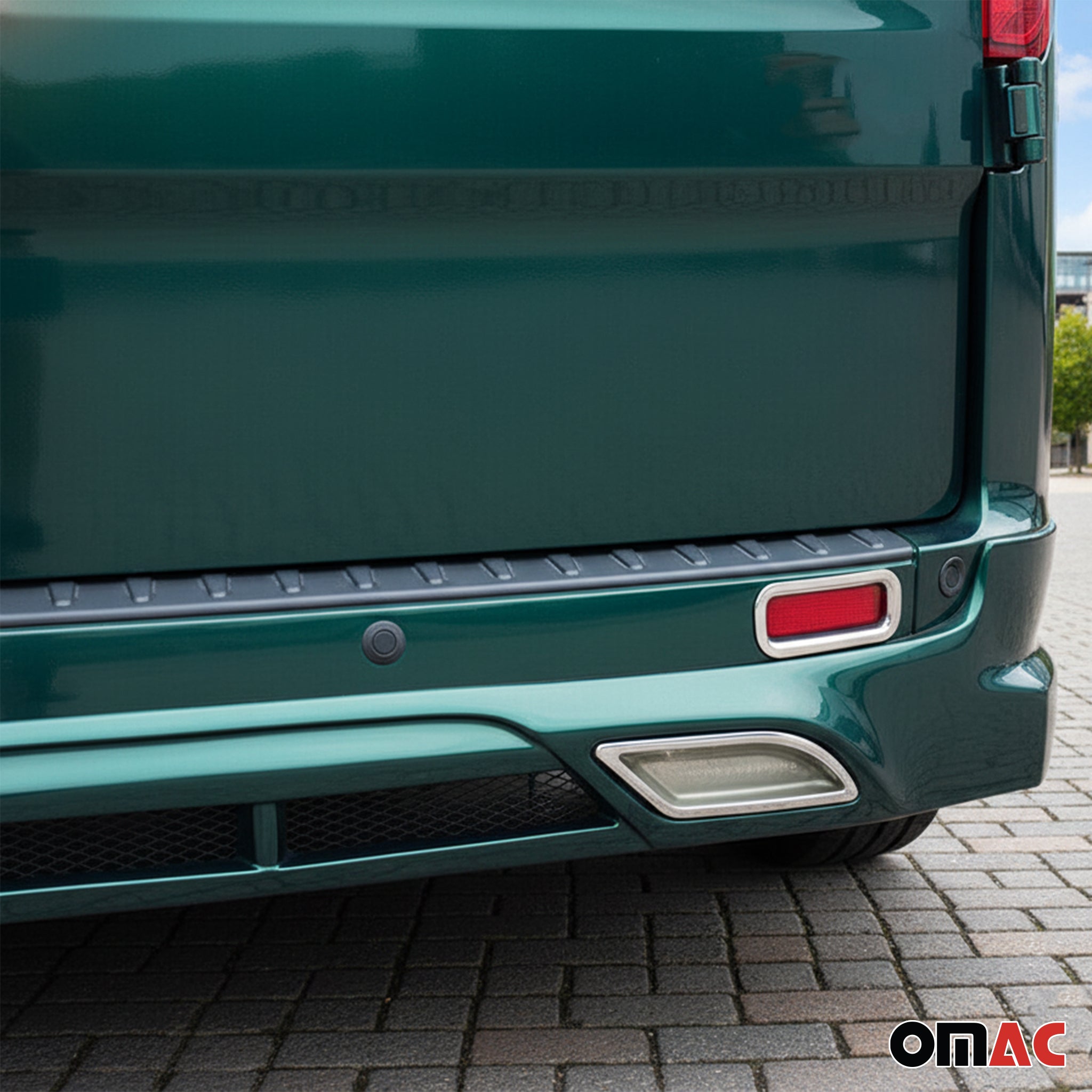 Reflektor Blenden Reflektorleiste für Ford Tourneo Custom 2012-2015 Edelstahl 2x