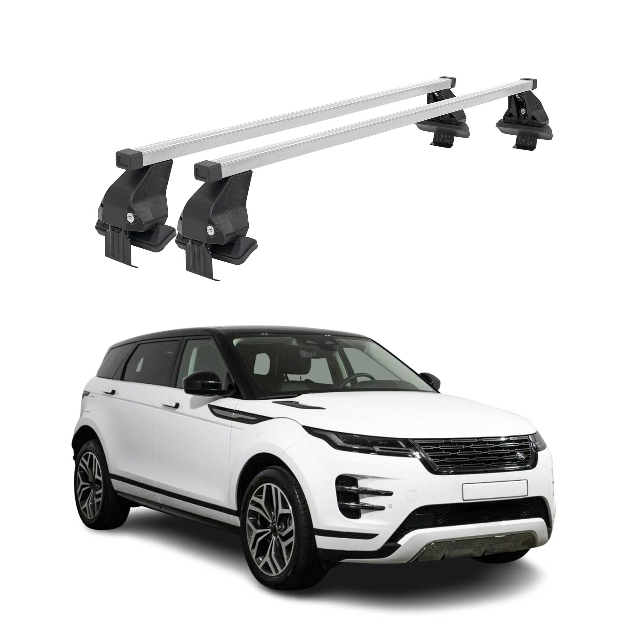 Menabo Dachträger für Land Rover Range Rover Evoque L551 2019-26 50kg Stahl Grau