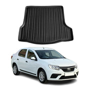 Kofferraumwanne Laderaumwanne für Dacia Logan 2012-2020 Gummi TPE Schwarz