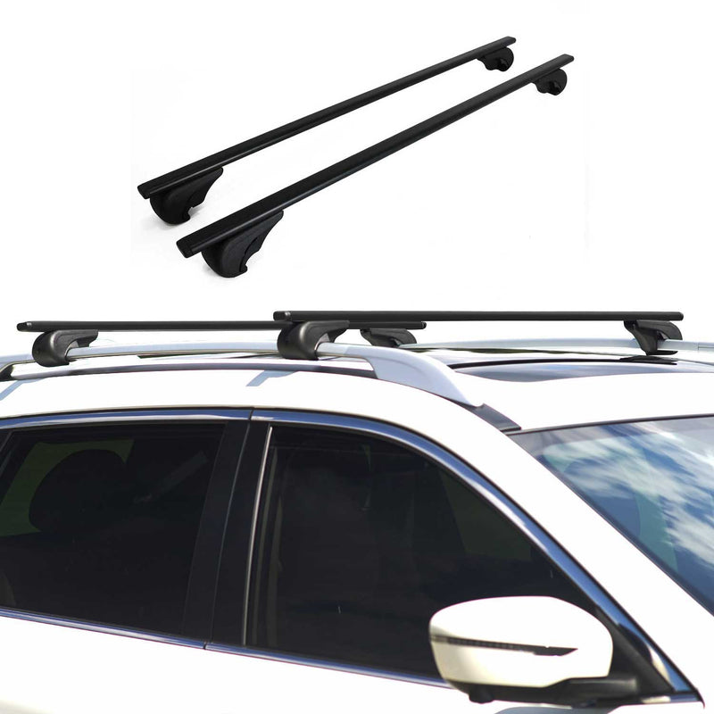 Dachträger Gepäckträger für Renault Megane Grandtour 2002-2016 Metall Schwarz 2x