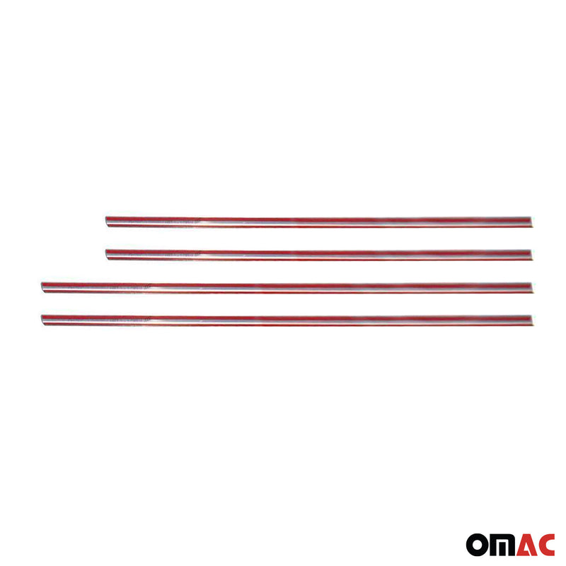 Fensterleisten Zierleisten für Toyota Corolla Verso 2004-2009 Edelstahl Chrom 4x