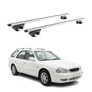 Dachträger Grundtäger für Kia Clarus Kombi 1996-2001 90kg Alu Silber 2x ABE