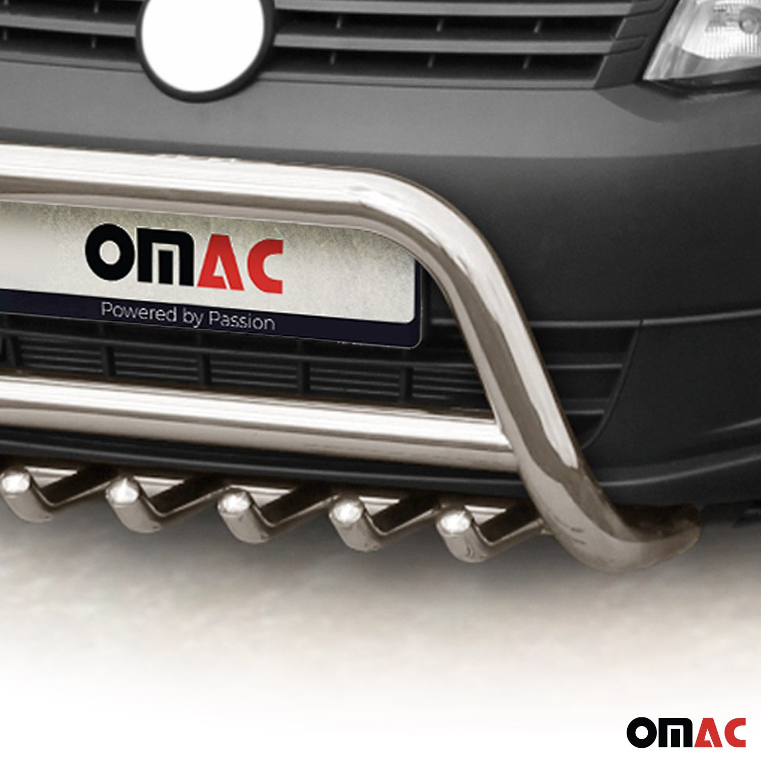 Frontbügel Frontschutzbügel für VW Caddy 2010-2018 mit ABE Stahl Silber