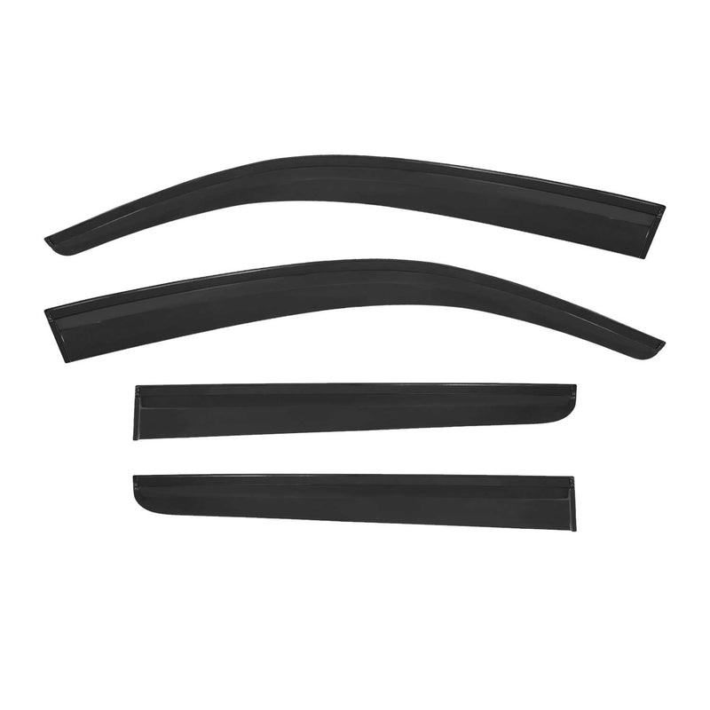 4x Windabweiser Regenabweiser für Toyota Hilux 2007-2012 Acryl Dunkel