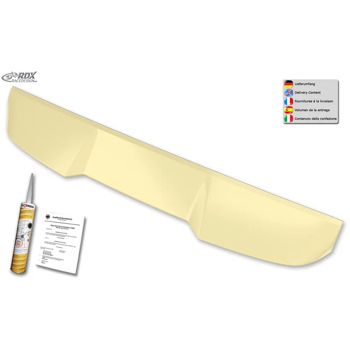 RDX Dachspoiler für Mercedes V-Klasse W447 2014- inkl. AMG-Line