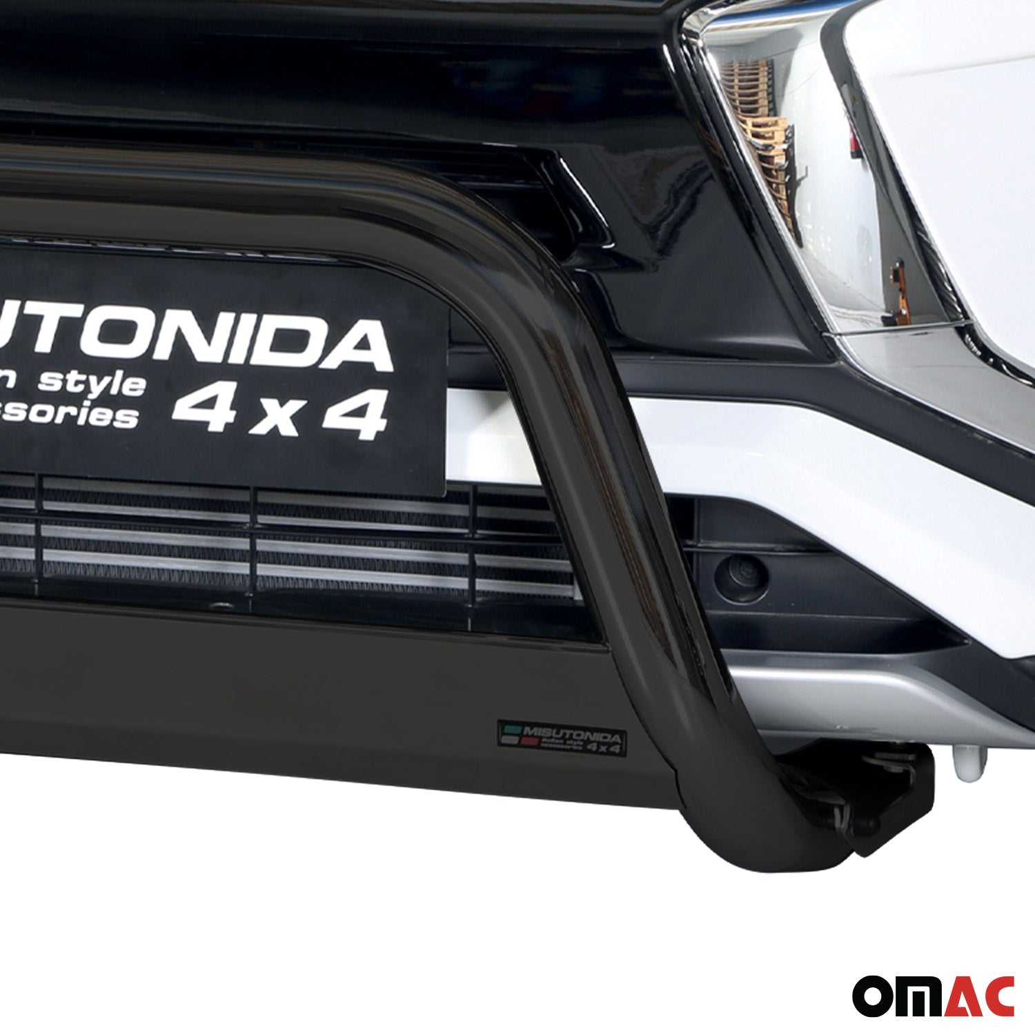 Frontbügel Frontschutzbügel für Mitsubishi Eclipse Cross 2018-2020 ø63 Schwarz