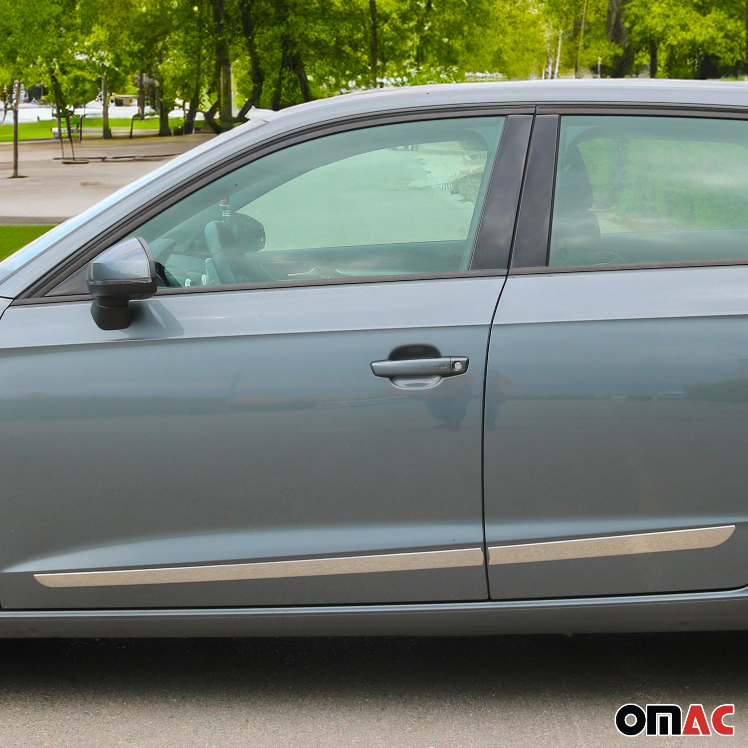 Türschutzleiste Seitentürleiste für Fiat Grande Punto 2005-2012 Edelstahl 4x