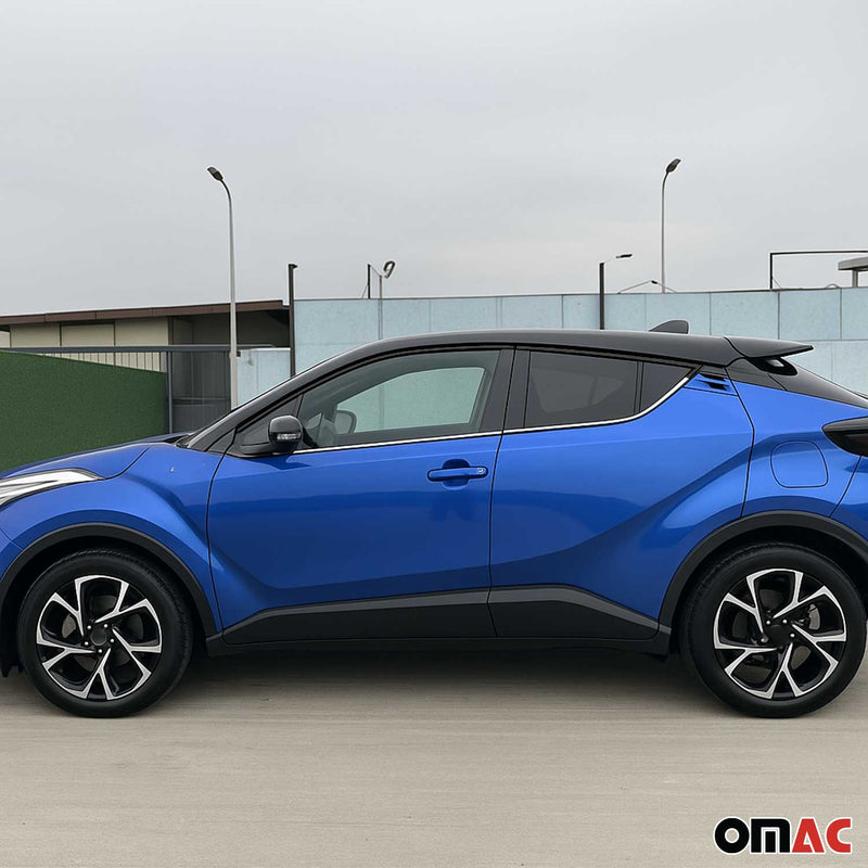 Fensterleisten Zierleisten für Toyota C-HR 2016-2022 Edelstahl Chrom 4tlg