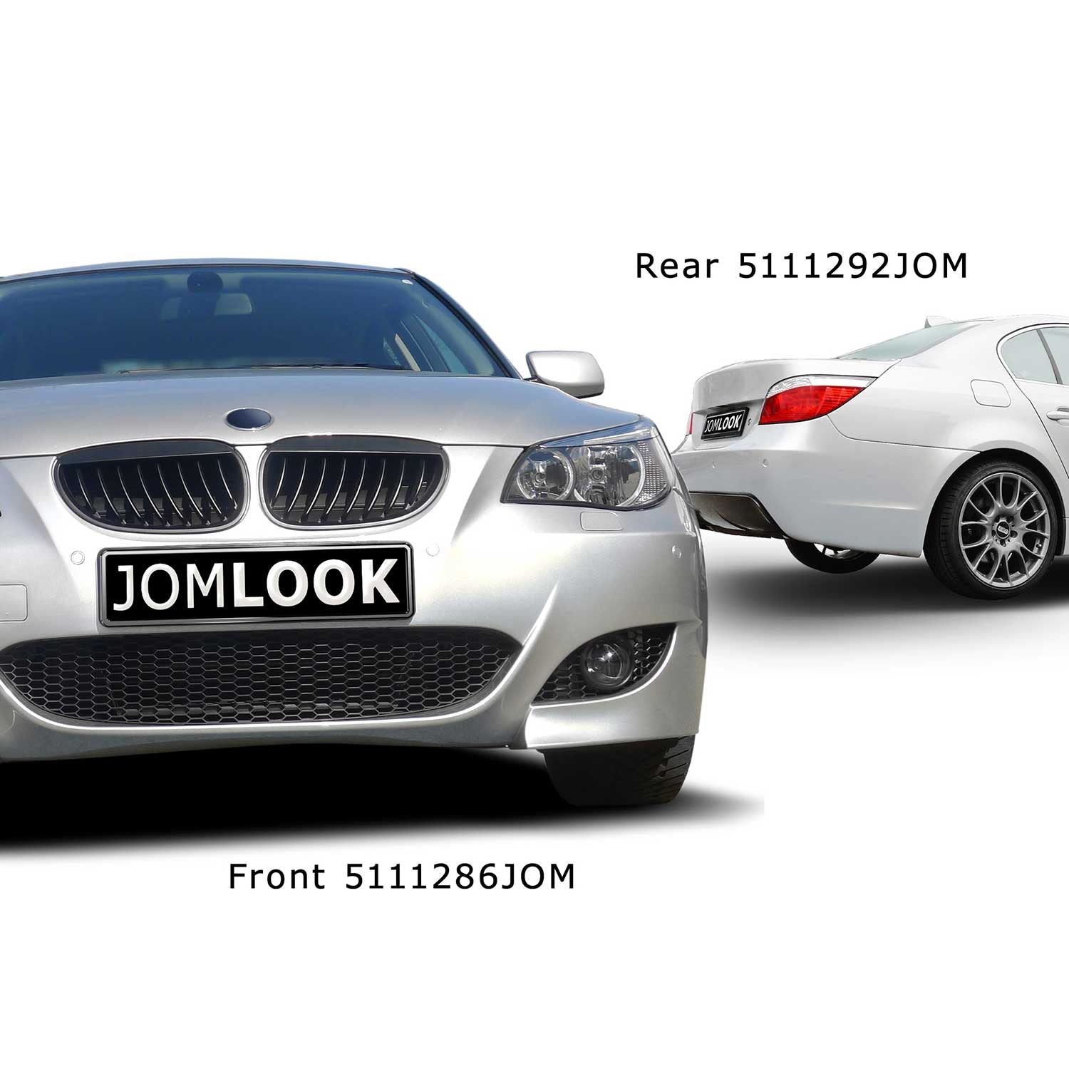 JOM Frontstoßstange für BMW E60 Limo / E61 2004-2007 mit PDC-Markierungen
