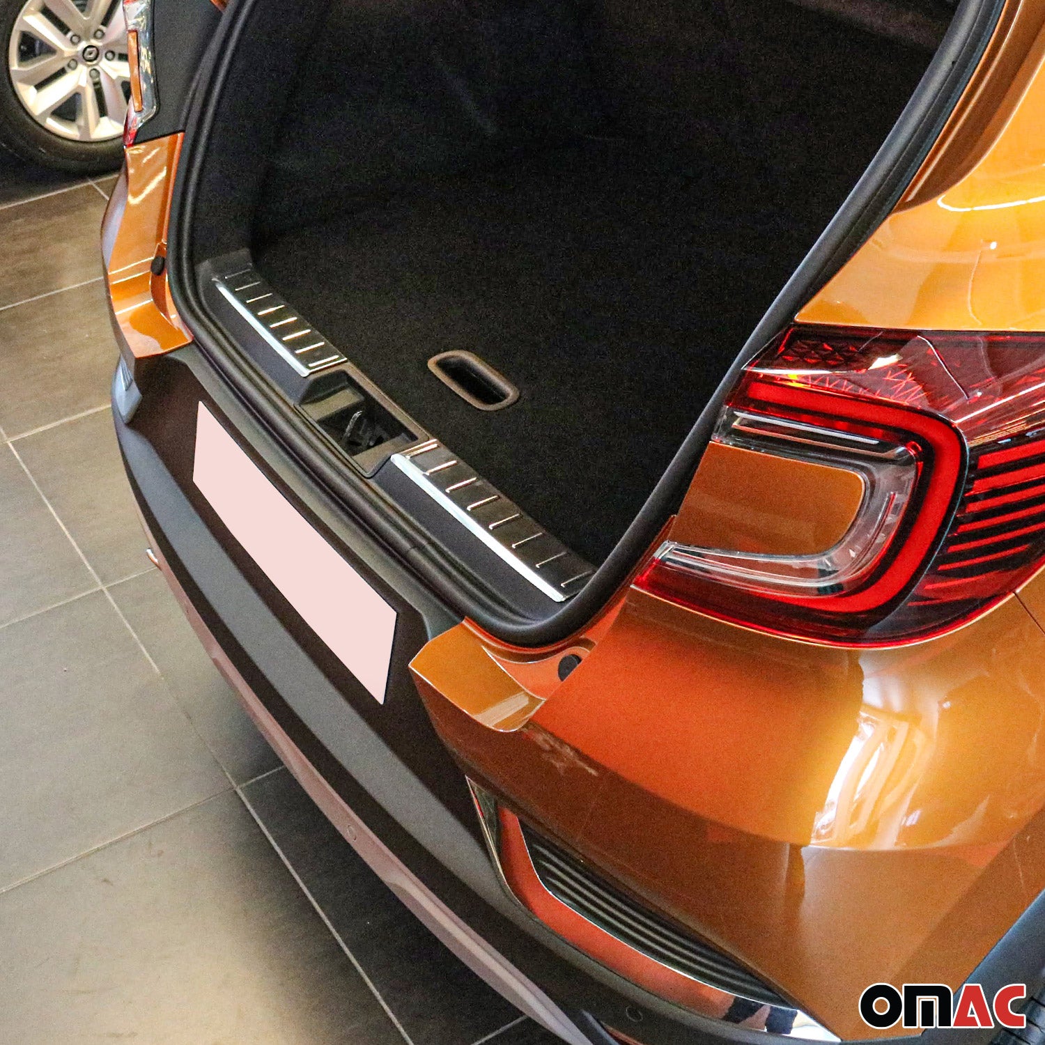 Innen Ladekantenschutz Stoßstange für Renault Captur 2019-2025 Edelstahl 2tlg