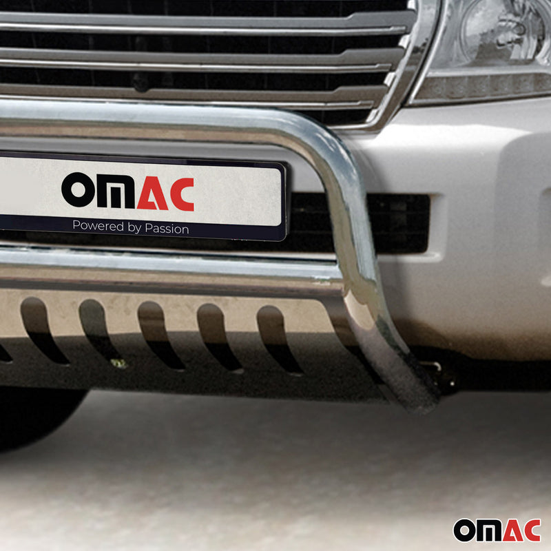 Frontbügelschutz Frontschutzbügel für Toyota Land Cruiser V8 2012-16 ABE Silber